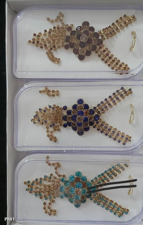select any one jwellery sett with earing pair free* - Multicolored , Free Size