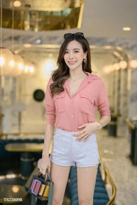 Elise Beautiful Shirt* ❤️**Fabric* - Soft Georgette *Size* - Free size fits till 36 Bust*Length* - 24*😎 Excellent Quality 😎* - Free Size Up To 36