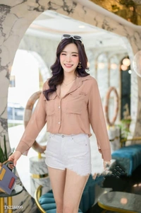 Elise Beautiful Shirt* ❤️**Fabric* - Soft Georgette *Size* - Free size fits till 36 Bust*Length* - 24*😎 Excellent Quality 😎* - Free Size Up To 36
