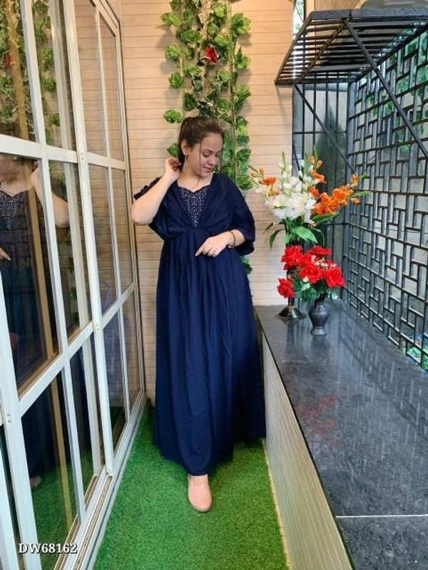 STYLISH PONCHO ♐*🔥new articalfront workponcho stylelong one piece5 Shade'ssize - 34 to 36 bust free length - 54price -  - Multicolored, 35