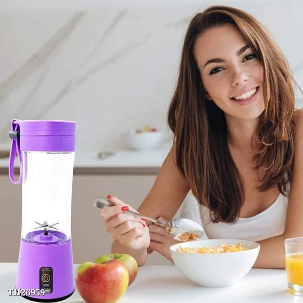 blade Juicer Usb 6 blade Juicer* 🔥**Usb 6 blade Juicer* 🔥◼️ 6 stainless blades◼️ Powerfull motor◼️ Rechargeable◼️ Portable design - Multicolored