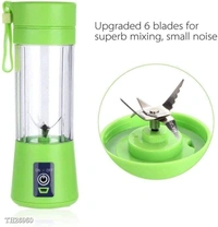 blade Juicer Usb 6 blade Juicer* 🔥**Usb 6 blade Juicer* 🔥◼️ 6 stainless blades◼️ Powerfull motor◼️ Rechargeable◼️ Portable design - Multicolored