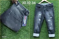 FUNKY __FUNKY/ SCRATCH/RIPPED/TONE JEANS: Brand First Copy Jeans***__FUNKY/ SCRATCH/RIPPED/TONE JEANS🔥__* - Multicolored, 30