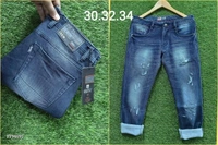 FUNKY __FUNKY/ SCRATCH/RIPPED/TONE JEANS: Brand First Copy Jeans***__FUNKY/ SCRATCH/RIPPED/TONE JEANS🔥__* - Multicolored, 30