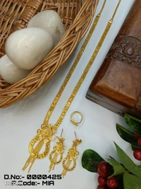 One Gram Gold jewellery  one gram gold jewellery*one Gram Gold Jwellery  - Gold, Free Size