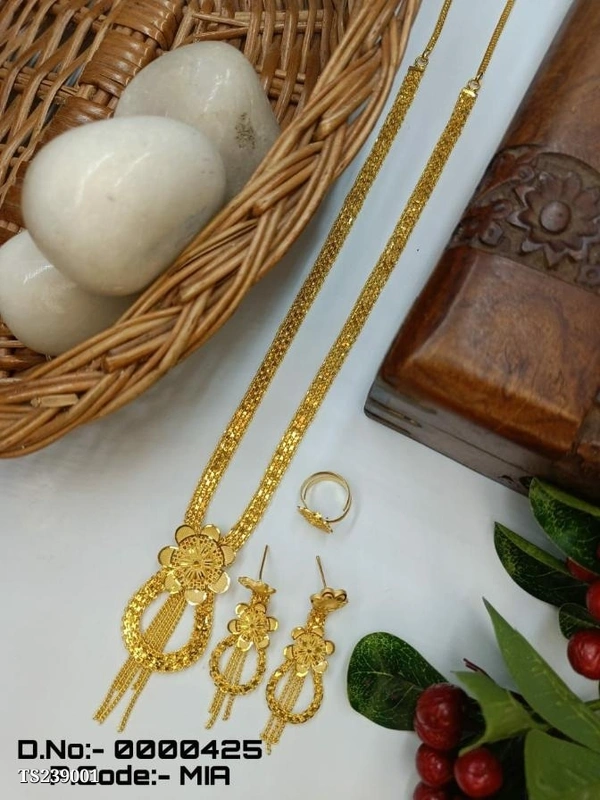One Gram Gold jewellery  one gram gold jewellery*one Gram Gold Jwellery  - Gold, Free Size