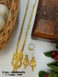 One Gram Gold jewellery  one gram gold jewellery*one Gram Gold Jwellery  - Gold, Free Size