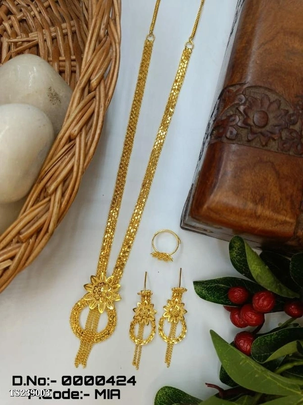 One Gram Gold jewellery  one gram gold jewellery*one Gram Gold Jwellery  - Gold, Free Size