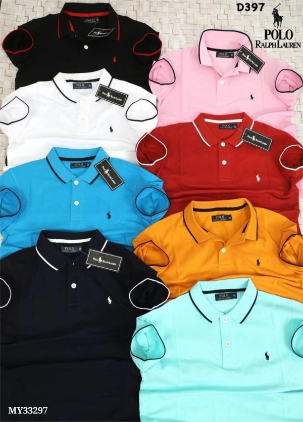 RALPH LAUREN MENS POLO TSHIRTS```* - Multicolored, L