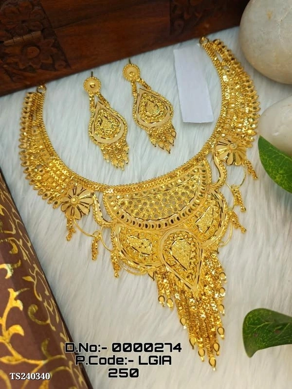 Necklace Brands  One Gram Gold Jwellery*One Gram Gold Jwellery 