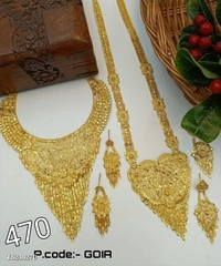 Necklace Brand  One Gram Gold Jwellery Combo*One Gram Gold Jwellery 