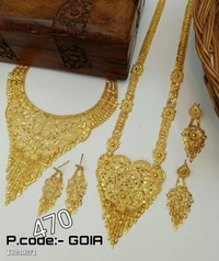 Necklace Brand  One Gram Gold Jwellery Combo*One Gram Gold Jwellery 