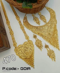 Necklace Brand  One Gram Gold Jwellery Combo*One Gram Gold Jwellery 