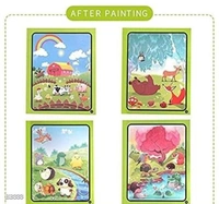 Magic Book  BBM Kid's Magic Water Coloring Books set of 2*Chunky-Size Water Pen for Kids - Random Design (2 Book )