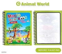 Magic Book  BBM Kid's Magic Water Coloring Books set of 2*Chunky-Size Water Pen for Kids - Random Design (2 Book )