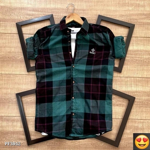 Gant  Premium Quality Check Shirts*😍 *Premium Quality For Premium Customers* 😍*Brand - GANT *👌🏻* Check Shirt*👍* V . Soft feele👌🏻*Quality :- 100% Premium Quality With Satisfaction Guranted*👍 - multicolored, XXL