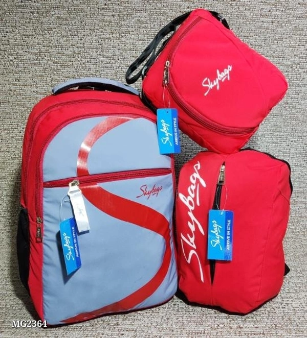 Sky Bags  bagspack combo*New 3 pis skybag comboWith new  colour good material - multicolored