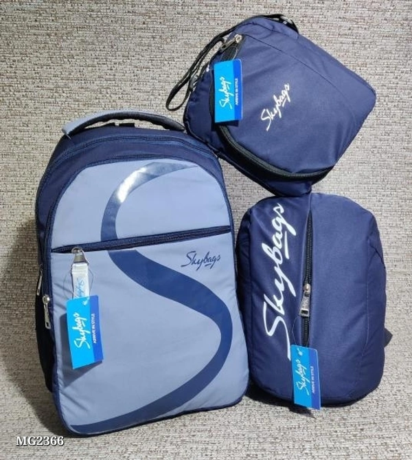 Sky Bags  bagspack combo*New 3 pis skybag comboWith new  colour good material - multicolored