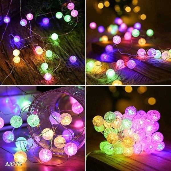 20 Ball Rgb Light*20 bulb LightApprox 3 feetIndian PlugNo Warranty / Replacement ON Electric Products l - multicolored