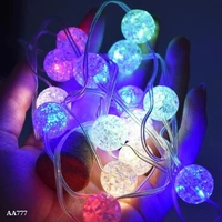 20 Ball Rgb Light*20 bulb LightApprox 3 feetIndian PlugNo Warranty / Replacement ON Electric Products l - multicolored