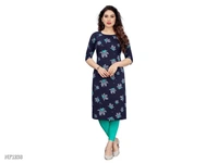 Causal Printed Western Kurtis  - multicolored, M