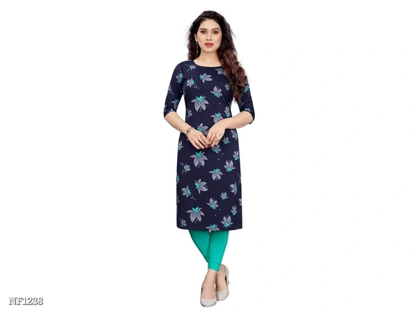 Causal Printed Western Kurtis  - multicolored, M