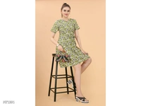 Casual Western Wear Dress - multicolored, S