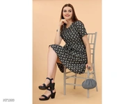Casual Western Wear Dress - multicolored, S