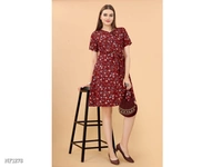 Causal Western Dress  - multicolored, S
