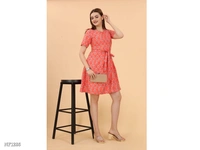 Causal Western Dress  - multicolored, M