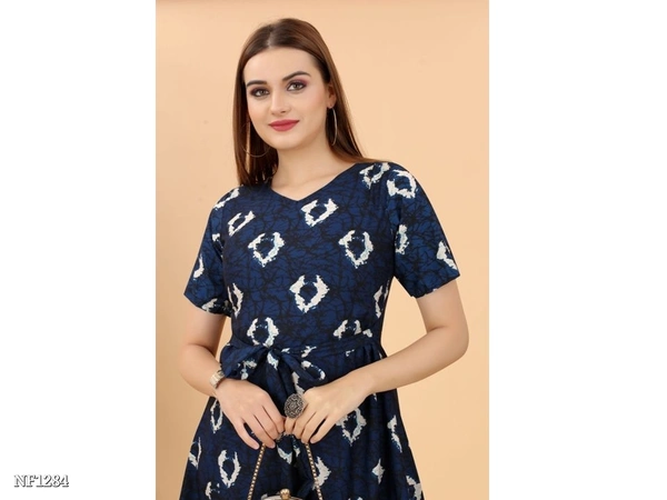 Causal Western Dress  - multicolored, XL