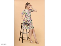 Causal Western Dress  - multicolored, S