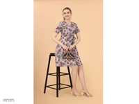 Causal Western Dress  - multicolored, M