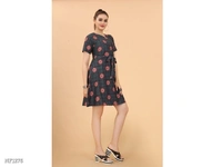 Causal Western Dress  - multicolored, M