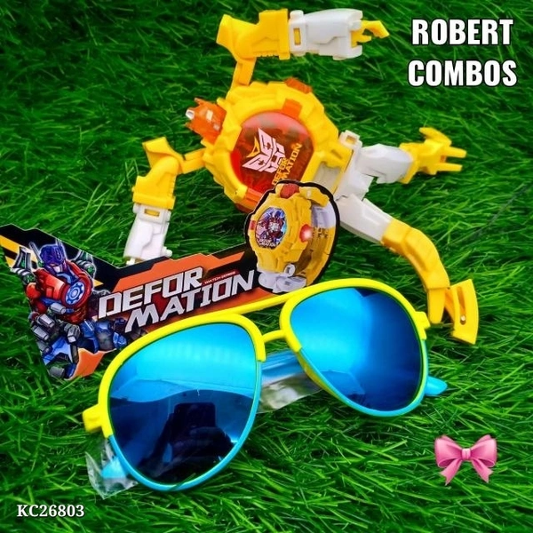 Catalog Name: *🇨🇩 SUPER SUNDAY COMBO SALE 🇨🇩*💞 new light kid's combos💞 1watch with 2 led free - multicolored