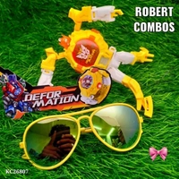 Catalog Name: *🇨🇩 SUPER SUNDAY COMBO SALE 🇨🇩*💞 new light kid's combos💞 1watch with 2 led free - multicolored