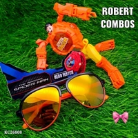 Catalog Name: *🇨🇩 SUPER SUNDAY COMBO SALE 🇨🇩*💞 new light kid's combos💞 1watch with 2 led free - multicolored