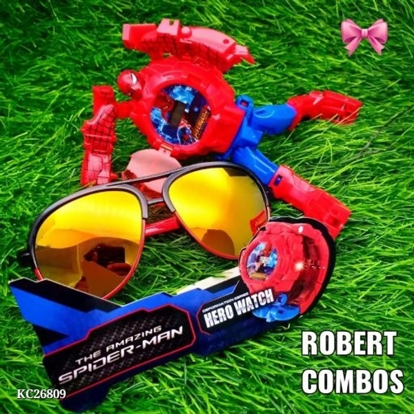 Catalog Name: *🇨🇩 SUPER SUNDAY COMBO SALE 🇨🇩*💞 new light kid's combos💞 1watch with 2 led free - multicolored