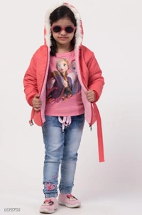Brand  Big demand kids jacket full stock rady oder now* - Red, S-Age 4-5