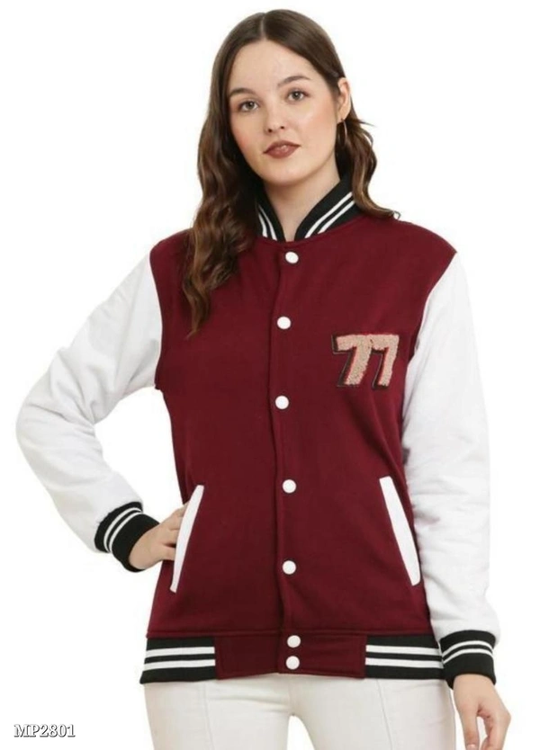 77Jackets Stylish New Jacket**_Stylish unisex sweater cum jacket_**Fabric - Fleece* - multicolored, 38