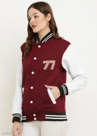 77Jackets Stylish New Jacket**_Stylish unisex sweater cum jacket_**Fabric - Fleece* - multicolored, 38