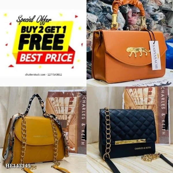 Handbags  BUY 2 GET 1 FREE**Sabyaschi  + Charlesh Keith *charlesh keith * - multicolored