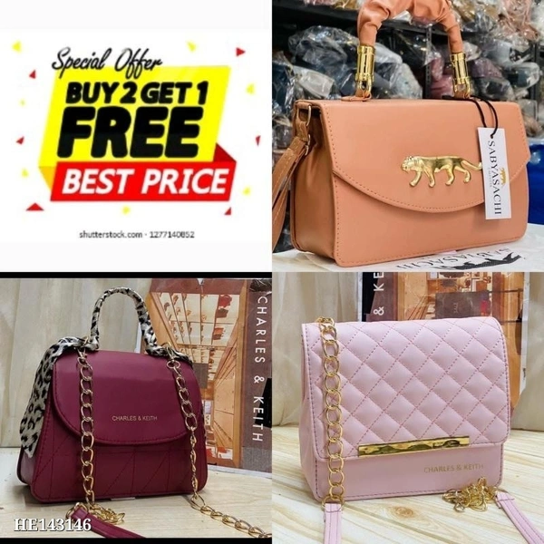 Handbags  BUY 2 GET 1 FREE**Sabyaschi  + Charlesh Keith *charlesh keith * - multicolored