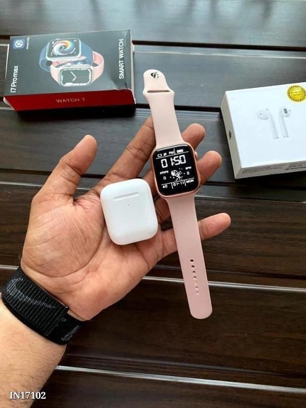 Apple  COMBO OFFER NEW  YEAR SALE SERIES 7 SAMRT WATCH & AIRPODS 2**Best Combo Offer  No 1 Best Gift 🔥 Combo* *First time ever I7 Max Pro & Airpod 2**NEW - multicolored