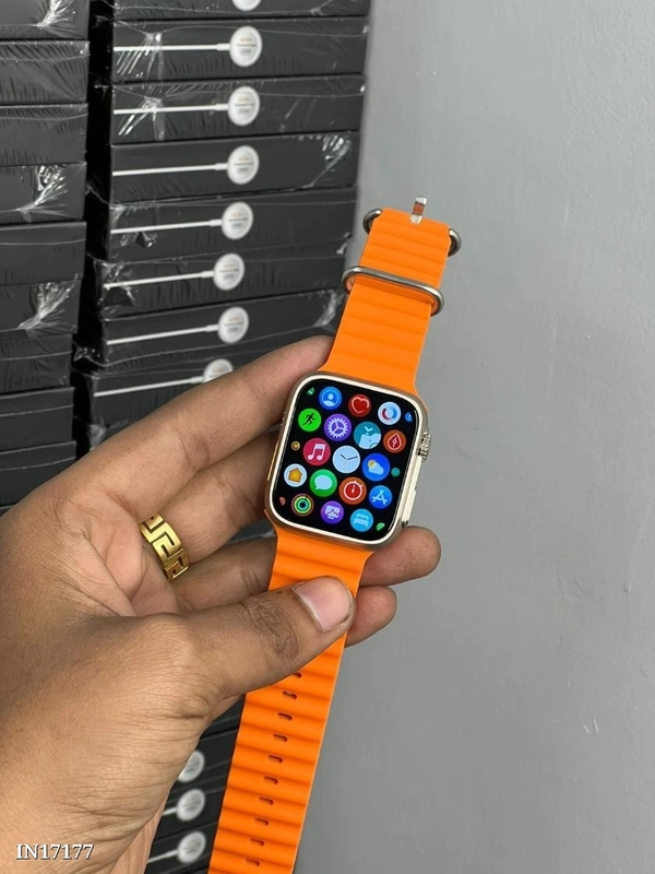 Apple  Catalog Name: *NEW LAUNCH SERIES 8 ULTRA SMART WATCH* - multicolored