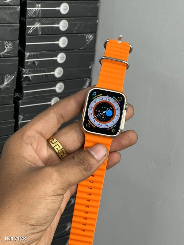 Apple  Catalog Name: *NEW LAUNCH SERIES 8 ULTRA SMART WATCH* - multicolored