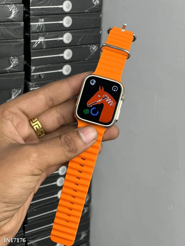 Apple  Catalog Name: *NEW LAUNCH SERIES 8 ULTRA SMART WATCH* - multicolored