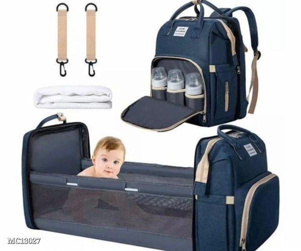 Combination Bags  *foldable baby bag with convert into bed* - multicolored