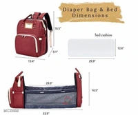 Combination Bags  *foldable baby bag with convert into bed* - multicolored