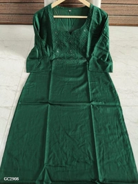 Rayon  Beautiful Heavy Embroidery kurti**Premium quality - multicolored, XXXL